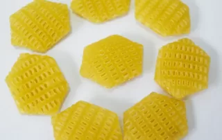 Snackpellets aus einer 3d-Papad-Maschine
